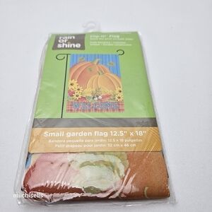 Fall Garden Flag Welcome
